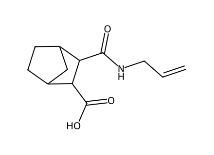 3-[(Allylamino)carbonyl]bicyclo[2.2.1]heptane-2-carboxylic acid molecular structure