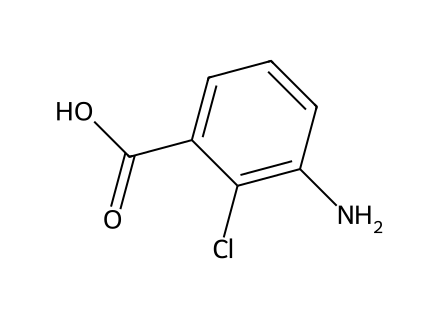3-Amino-2-Chlorobenzoic Acid molecular structure