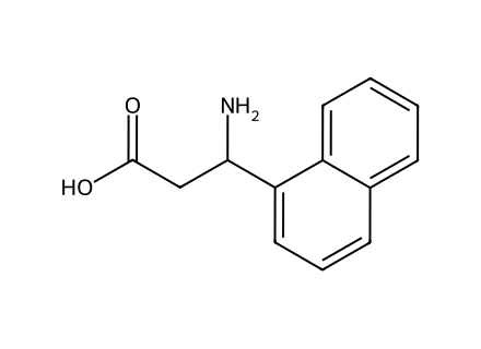 3-Amino-3-(1-naphthyl)propanoic acid molecular structure