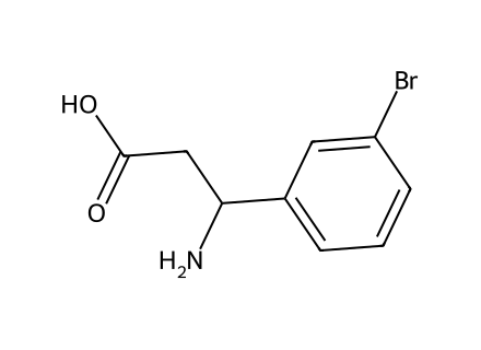 3-Amino-3-(3-Bromophenyl)Propionic Acid molecular structure