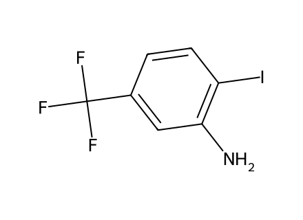 3-Amino-4-Iodobenzotrifluoride molecular structure