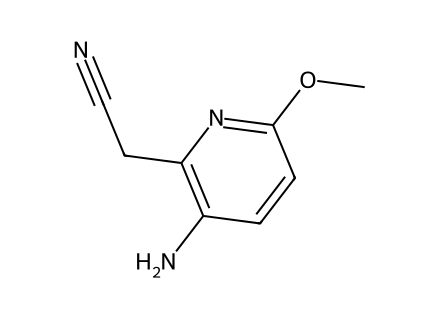 3-Amino-6-Methoxypyridine-2-Acetonitrile molecular structure