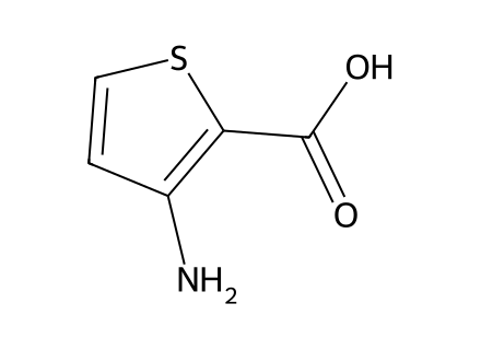 3-Amino-Thiophene-2-Carboxylic molecular structure