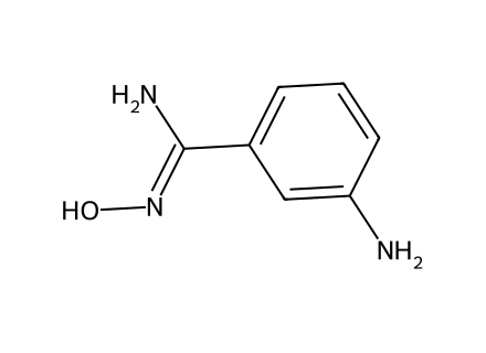 3-Aminobenzamide Oxime structural formula