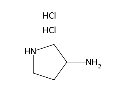 3-aminopyrrolidine-dihydrochloride molecular structure