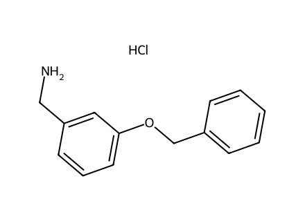[3-(Benzyloxy)benzyl]amine hydrochloride molecular structure