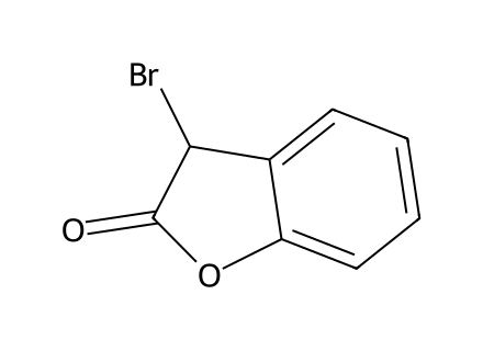3-Bromo-2-Coumaranone molecular structure