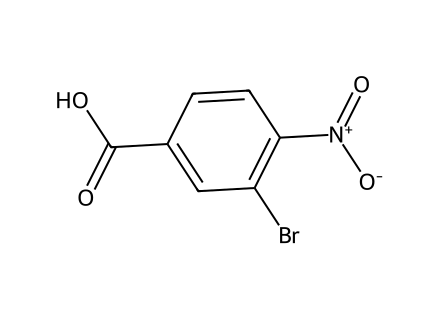 3-Bromo-4-nitrobenzoic acid molecular structure