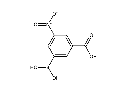 3-Carboxy-5-nitrobenzeneboronic acid molecular structure