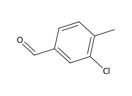 3-Chloro-4-methylbenzaldehyde molecular structure