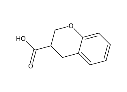 3-Chromanecarboxylic acid molecular structure