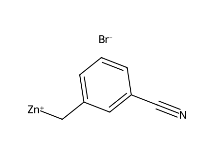 3-Cyanobenzylzinc Bromide, 0.5M Solution molecular structure