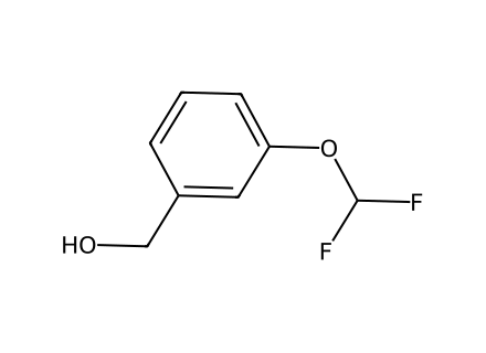 3-(Difluoromethoxy)benzyl alcohol molecular structure