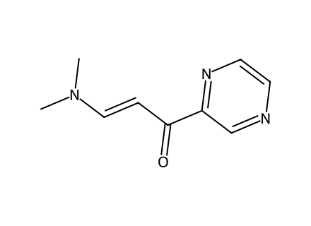 3-(Dimethylamino)-1-(2-pyrazinyl)-2-propen-1-one molecular structure