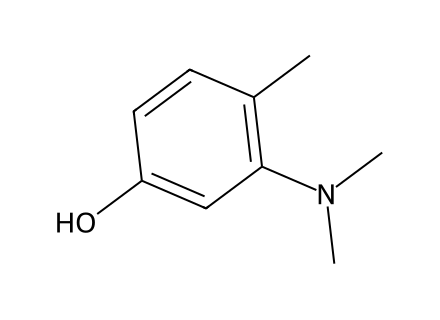 3-(Dimethylamino)-4-methylphenol molecular structure