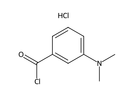 3-Dimethylaminobenzoyl chloride hydrochloride molecular structure