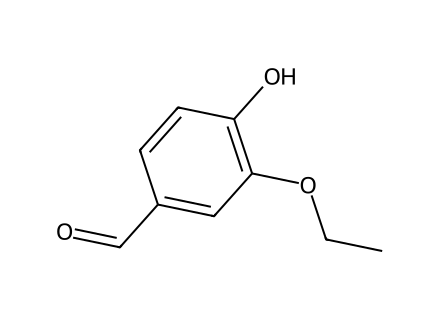 3-Ethoxy-4-hydroxybenzaldehyde molecular structure