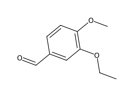 3-Ethoxy-4-Methoxybenzaldehyde molecular structure
