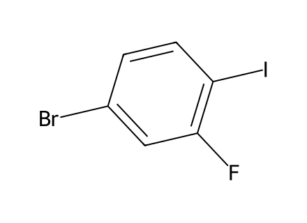 3-Fluoro-4-Iodobromobenzene molecular structure