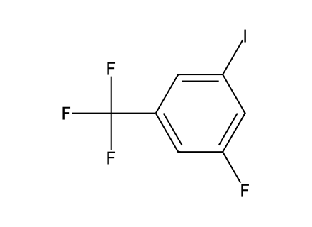 3-Fluoro-5-iodobenzotrifluoride molecular structure