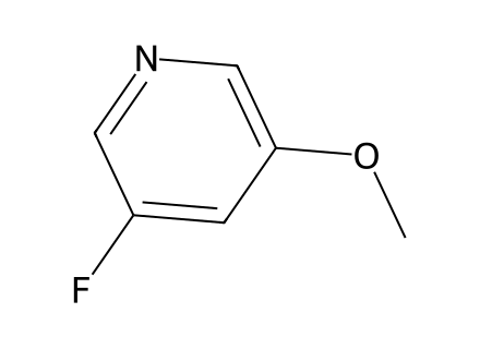3-Fluoro-5-methoxypyridine molecular structure