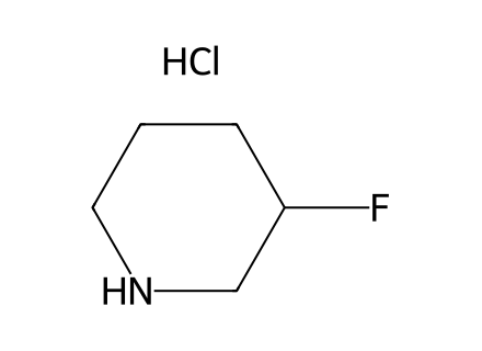 3-Fluoropiperidine Hydrochloride molecular structure