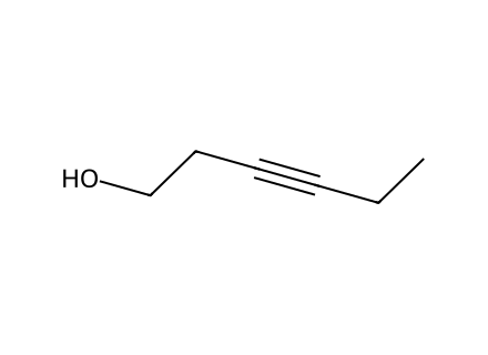 3-hexyn-1-ol molecular structure