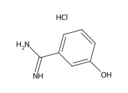 3-Hydroxybenzamidine hydrochloride molecular structure
