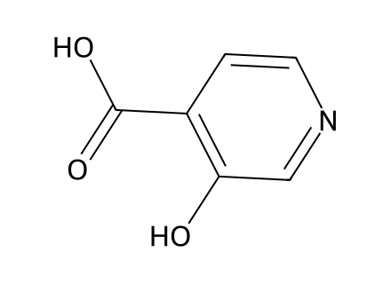 3-Hydroxyisonicotinic acid molecular structure