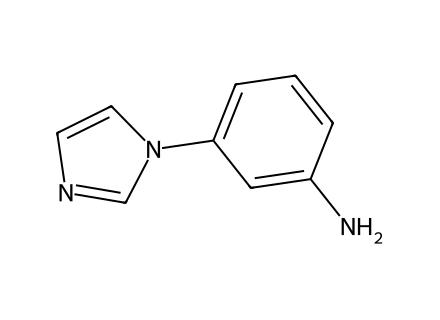 3-imidazol-1-yl-phenylamine molecular structure