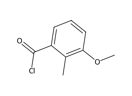 3-Methoxy-2-Methylbenzoyl Chloride molecular structure