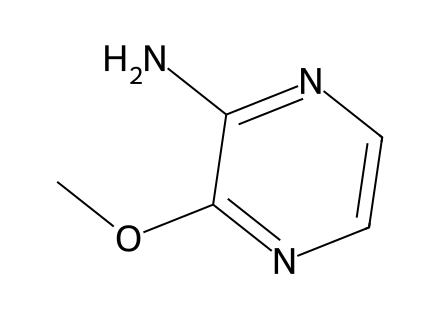 3-Methoxypyrazin-2-amine molecular structure