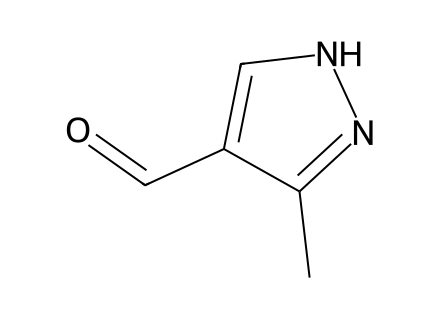 3-Methyl-1H-Pyrazole-4-Carboxaldehyde, 9 molecular structure