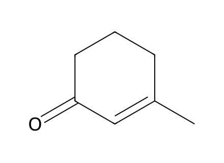 3-Methyl-2-Cyclohexen-1-One molecular structure