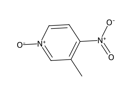 3-Methyl-4-Nitropyridine N-Oxide molecular structure