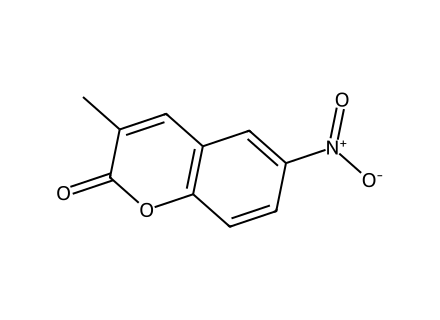 3-Methyl-6-nitrocoumarin molecular structure
