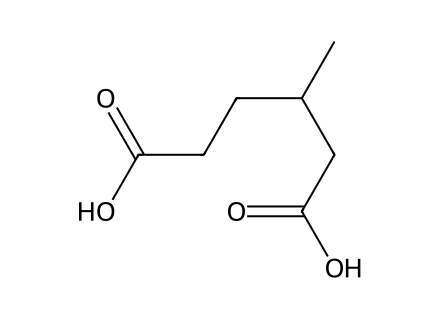 3-Methyladipic Acid molecular structure