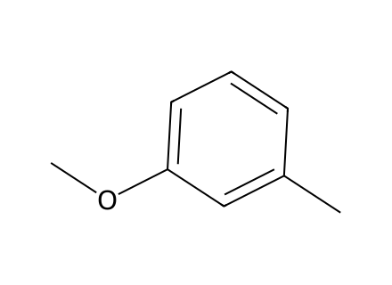 3-methylanisole molecular structure