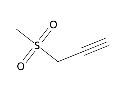 3-methylsulfonyl-1-propyne molecular structure