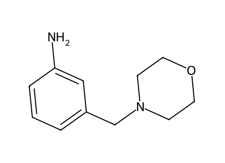 3-(Morpholin-4-ylmethyl)aniline molecular structure