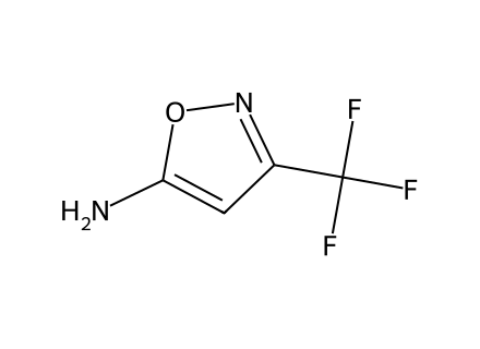 3-(Trifluoromethyl)-5-isoxazolamine molecular structure