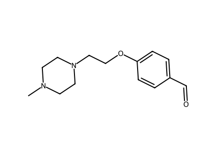4-[2-(4-Methyl-piperazin-1-yl)-ethoxy]-benzaldehyde molecular structure