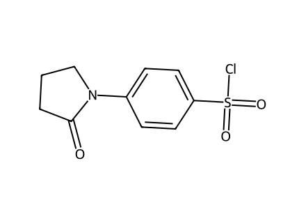 4-(2-Oxo-pyrrolidin-1-yl)-benzenesulfonyl chloride molecular structure