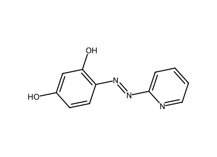 4-(2-Pyridylazo)Resorcinol molecular structure