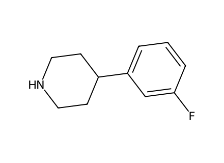 4-(3-Fluoro-Phenyl)-Piperidine molecular structure