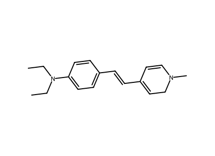 4-4-diethylaminostyryl-1-methylpyridin molecular structure