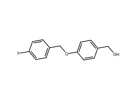 4-(4-Fluorobenzyloxy)benzyl alcohol molecular structure