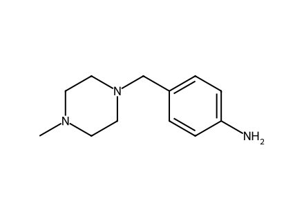 4-4-methyl-piperazin-1-ylmethyl-phenylamine molecular structure