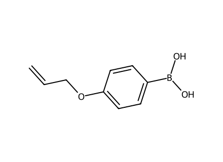 [4-(Allyloxy)phenyl]boronic acid structural formula