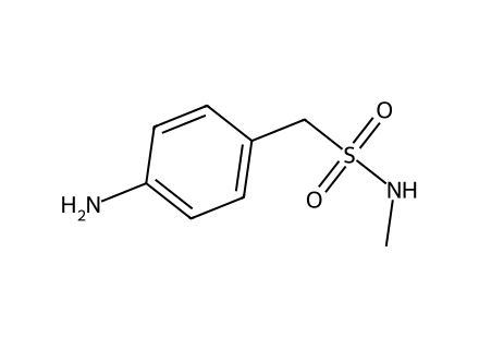 4-Amino-N-methyl-alpha-toluenesulfonamide molecular structure
